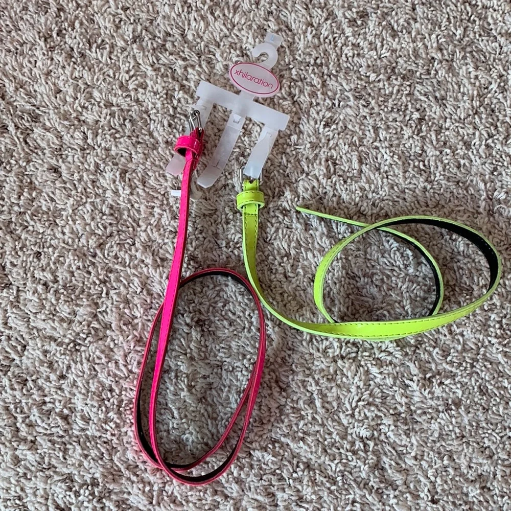 Set of 2 New girl’s belts